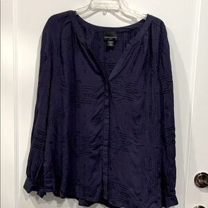 Southwest Embroidered Button Up Top